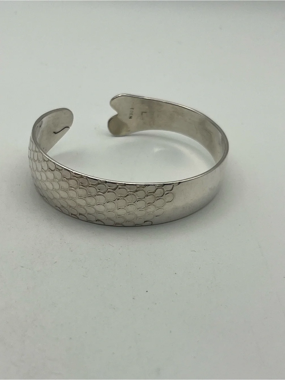 Eden Hand Arts herring cuff bracelet 14k & sterling silver Large Cape Cod - Picture 4 of 16